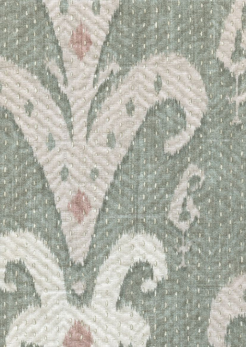 LW 338 636 Kanthakat Sage Rose Fabric by Lewis & Wood