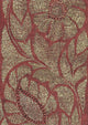 Kashmiri Garnet Gold Boho Fabric by Lewis & Wood