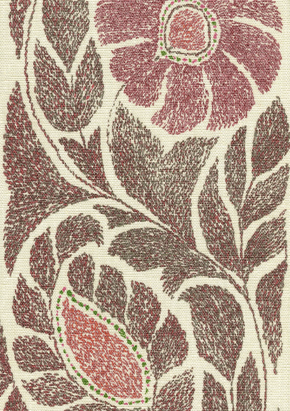 LW 349 648 Kashmiri Pot Pourri Fabric by Lewis & Wood