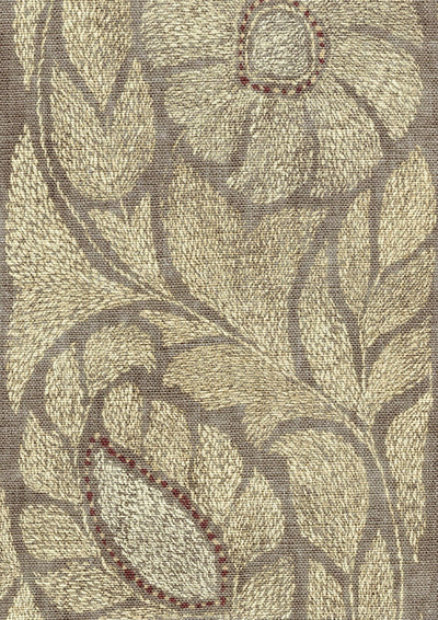 Kashmiri Pumice Gilt Boho Fabric by Lewis & Wood