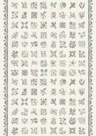 Libertyville Sage Rose Patchwork Fabric by Lewis & Wood