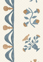 LW 386 715 Libertyville Ginger Denim Fabric by Lewis & Wood