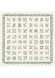 Libertyville Sage Rose Patchwork Fabric by Lewis & Wood