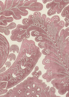 LW 314 609 Nantessa Cerise Fabric by Lewis & Wood