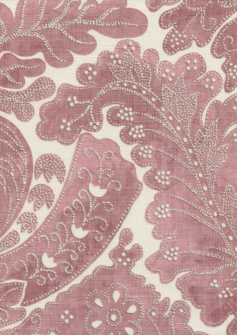 LW 314 609 Nantessa Cerise Fabric by Lewis & Wood