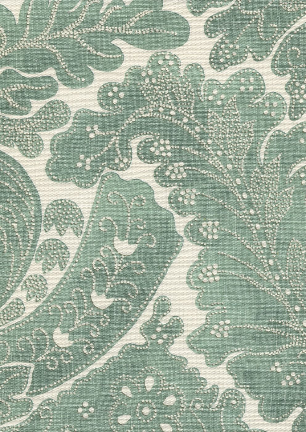 LW 314 225 Nantessa Jade Fabric by Lewis & Wood