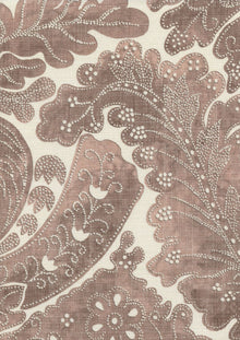 LW 314 607 Nantessa Marron Fabric by Lewis & Wood