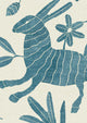 Otomi Bluebird Patchwork Wallpaper by Lewis & Wood