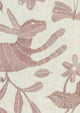 Otomi Bunny Pink Boho Fabric by Lewis & Wood