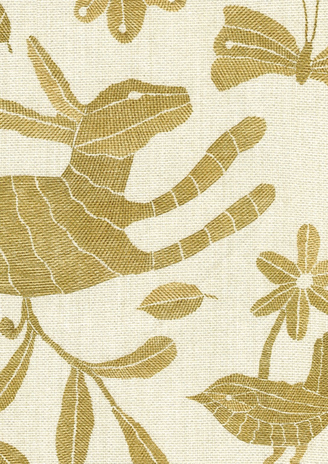 LW 350 656 Otomi Chick Fabric by Lewis & Wood