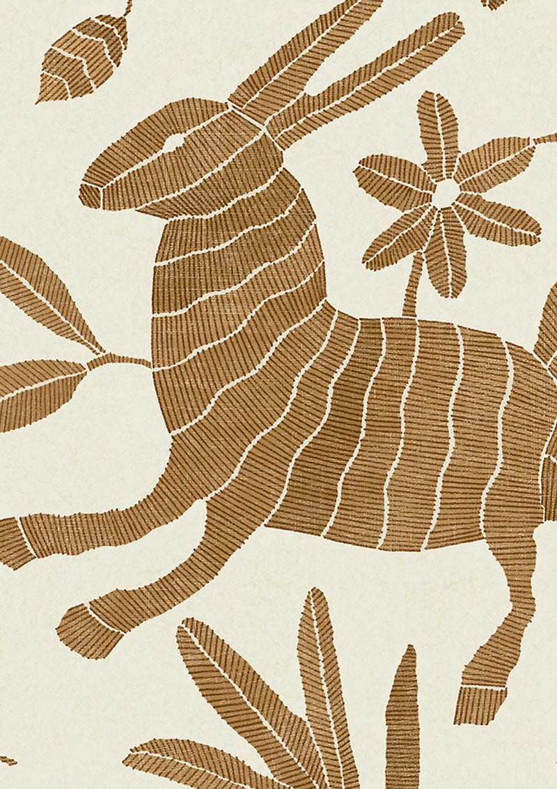 LW 352 657 Otomi Foxy Wallpaper by Lewis & Wood