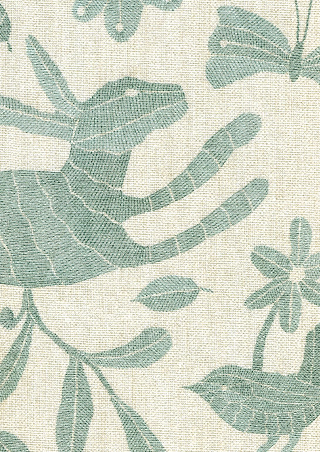 LW 350 659 Otomi Thistledown Fabric by Lewis & Wood