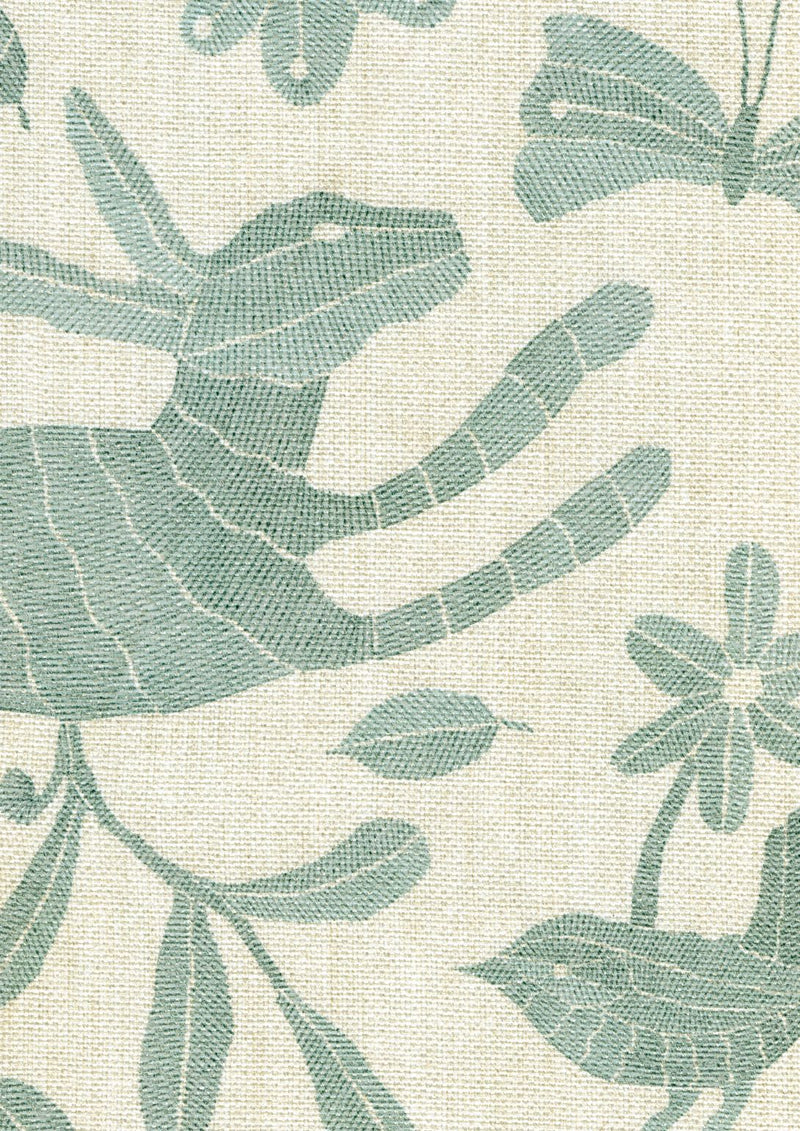 LW 350 659 Otomi Thistledown Fabric by Lewis & Wood