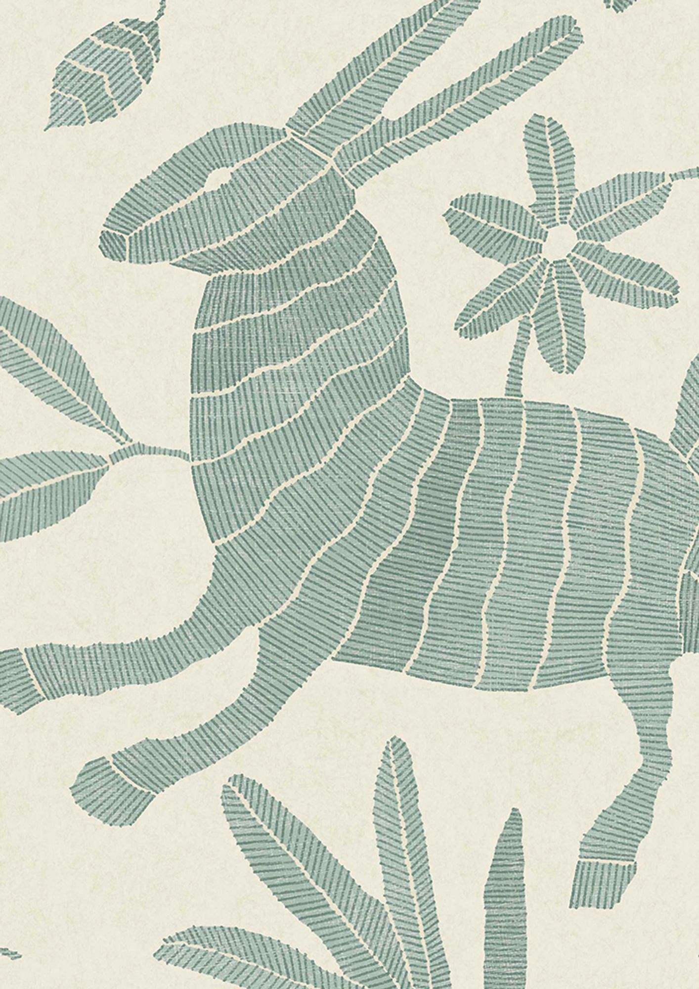 LW 352 659 Otomi Thistledown Wallpaper by Lewis & Wood