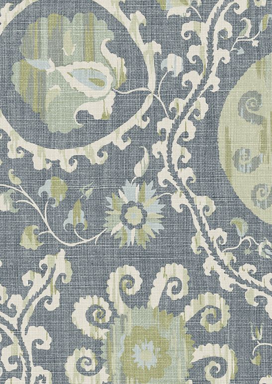 LW 294 578 Oxus Persian Green Wallpaper by Lewis & Wood
