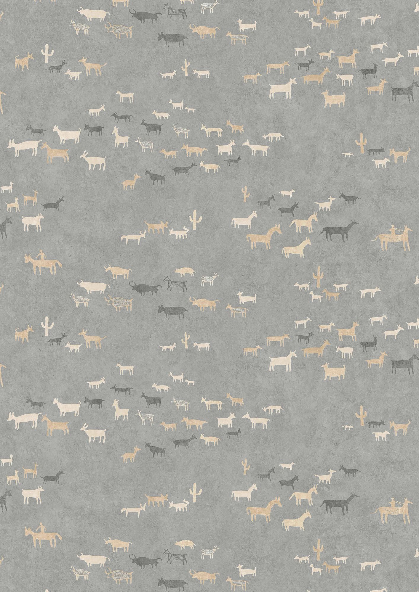 LW 378 691 Paper Trail Flintstone Wallpaper by Lewis & Wood