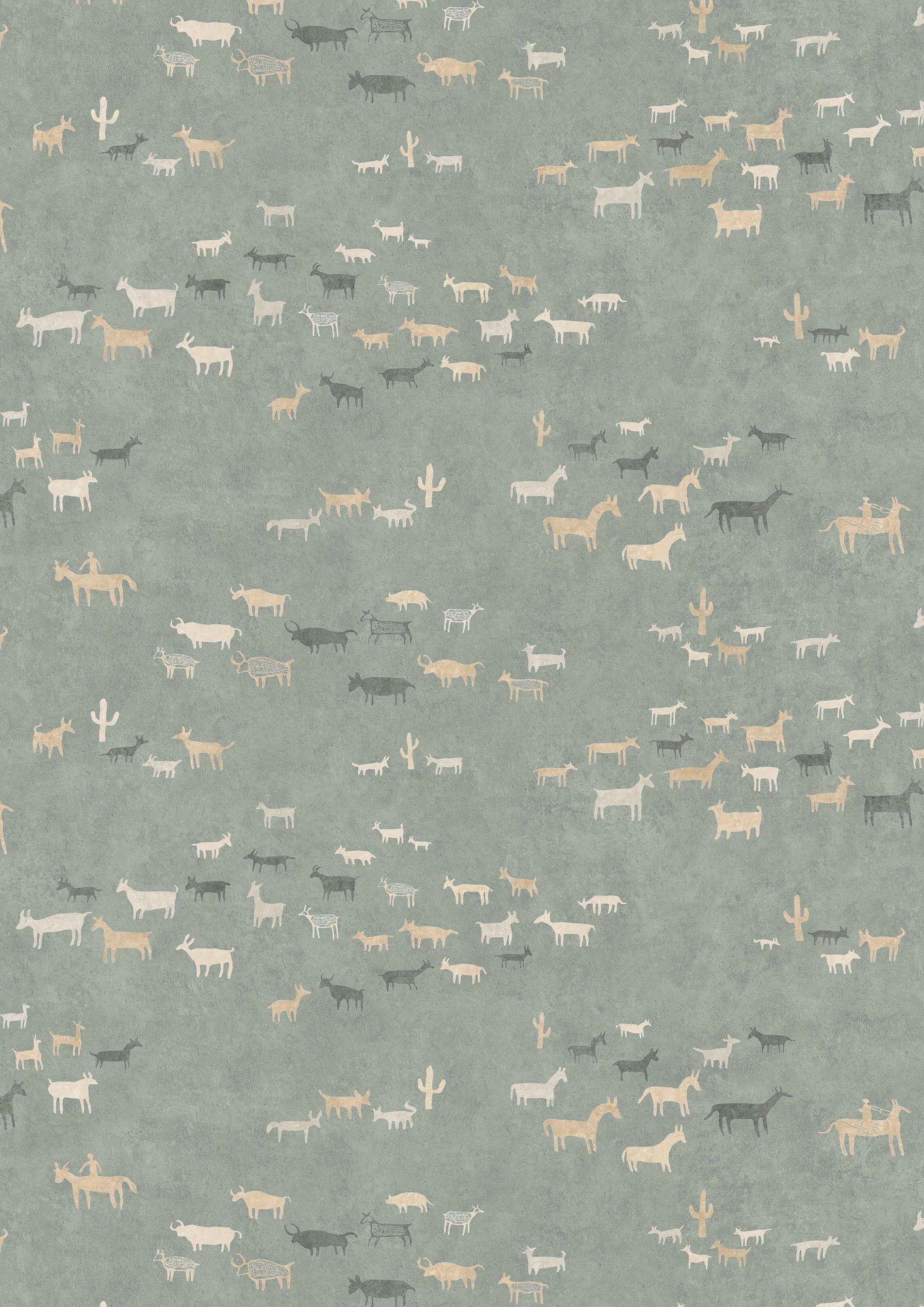 LW 378 700 Paper Trail River Wallpaper by Lewis & Wood
