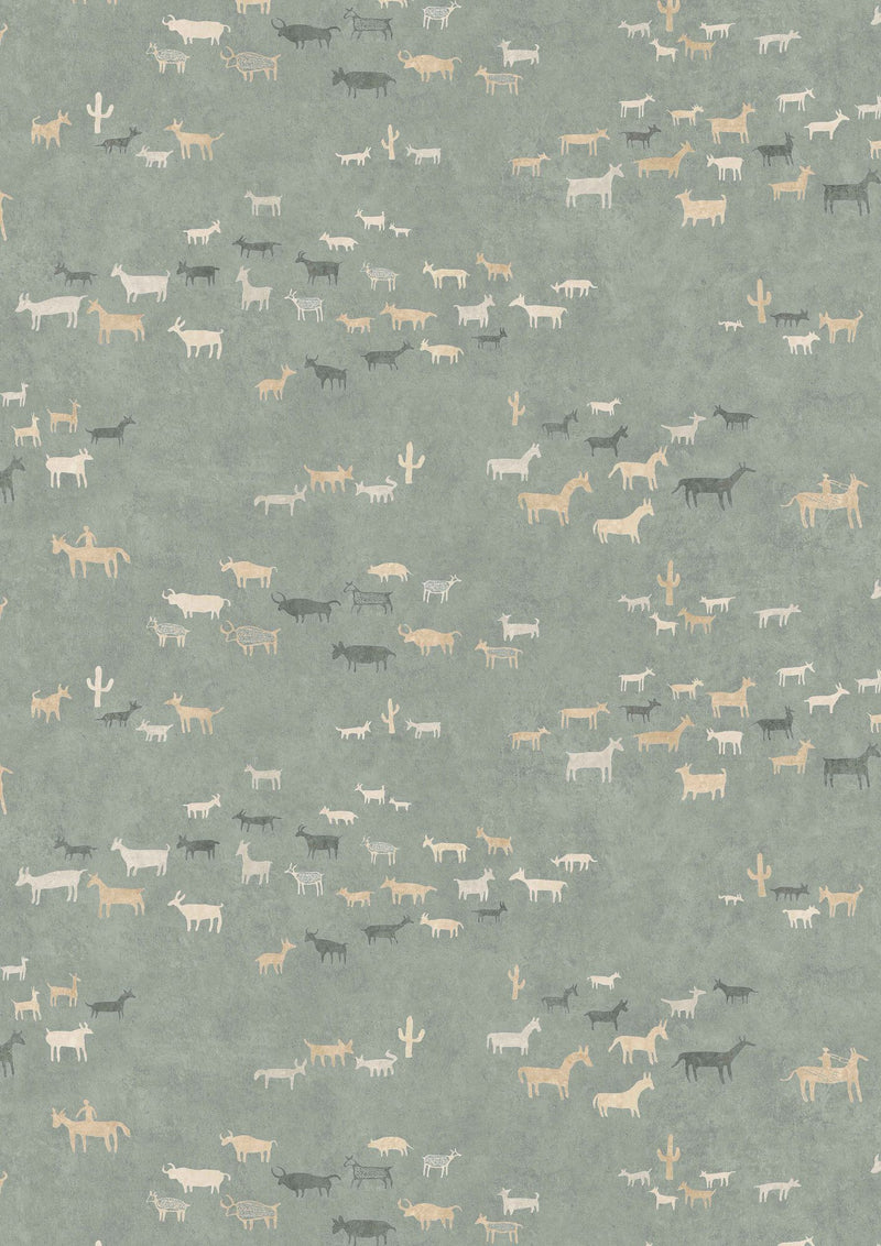 LW 378 700 Paper Trail River Wallpaper by Lewis & Wood