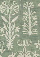LW 297 563 Papyrus Malachite Fabric by Lewis & Wood