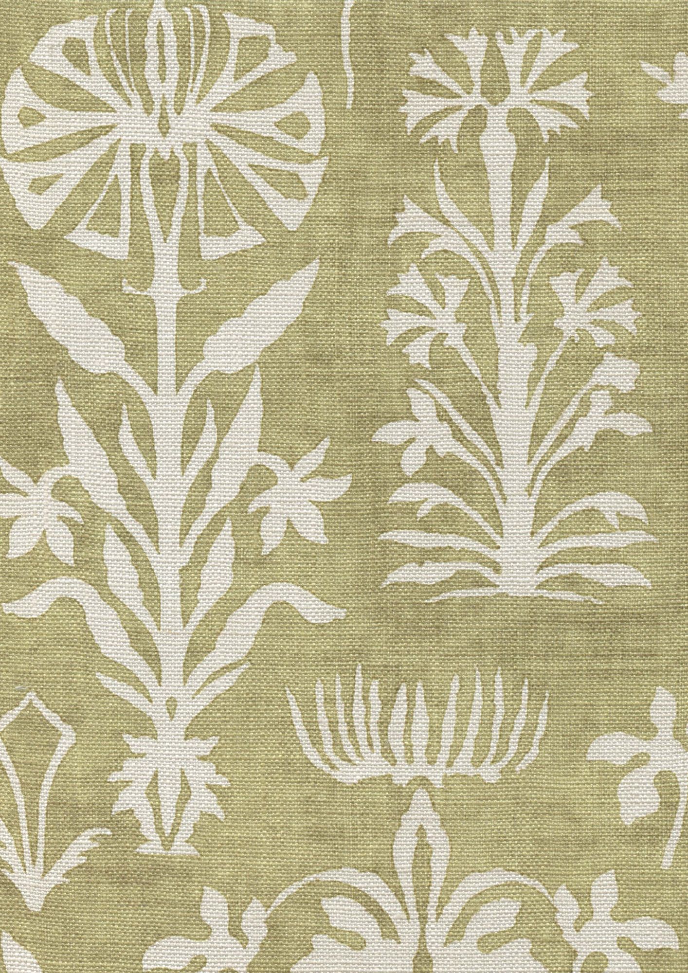 LW 297 215 Papyrus Quince Fabric by Lewis & Wood