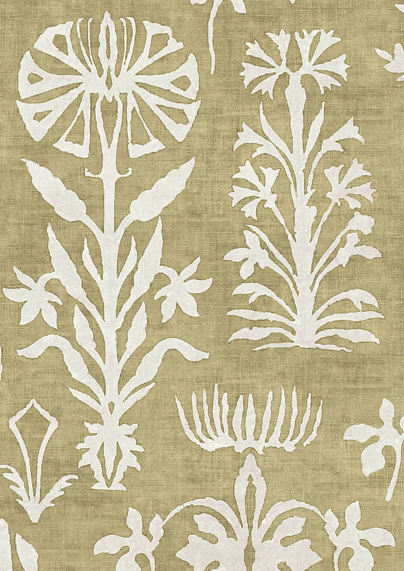 LW 301 215 Papyrus Quince Wallpaper by Lewis & Wood