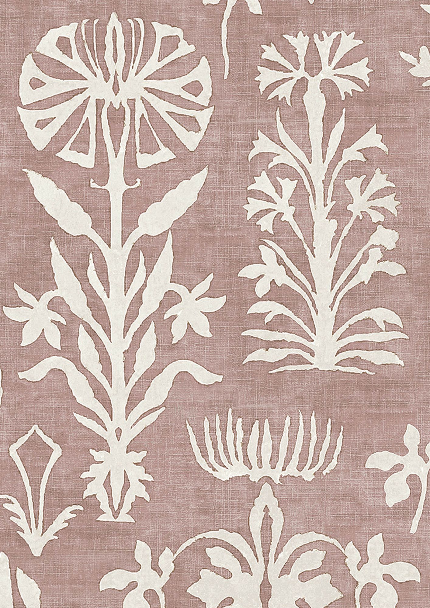 LW 301 571 Papyrus Rosewater Wallpaper by Lewis & Wood