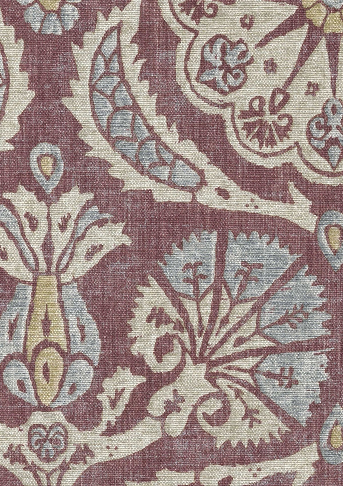 Pasha Carnation Mediterranea Fabric by Lewis & Wood