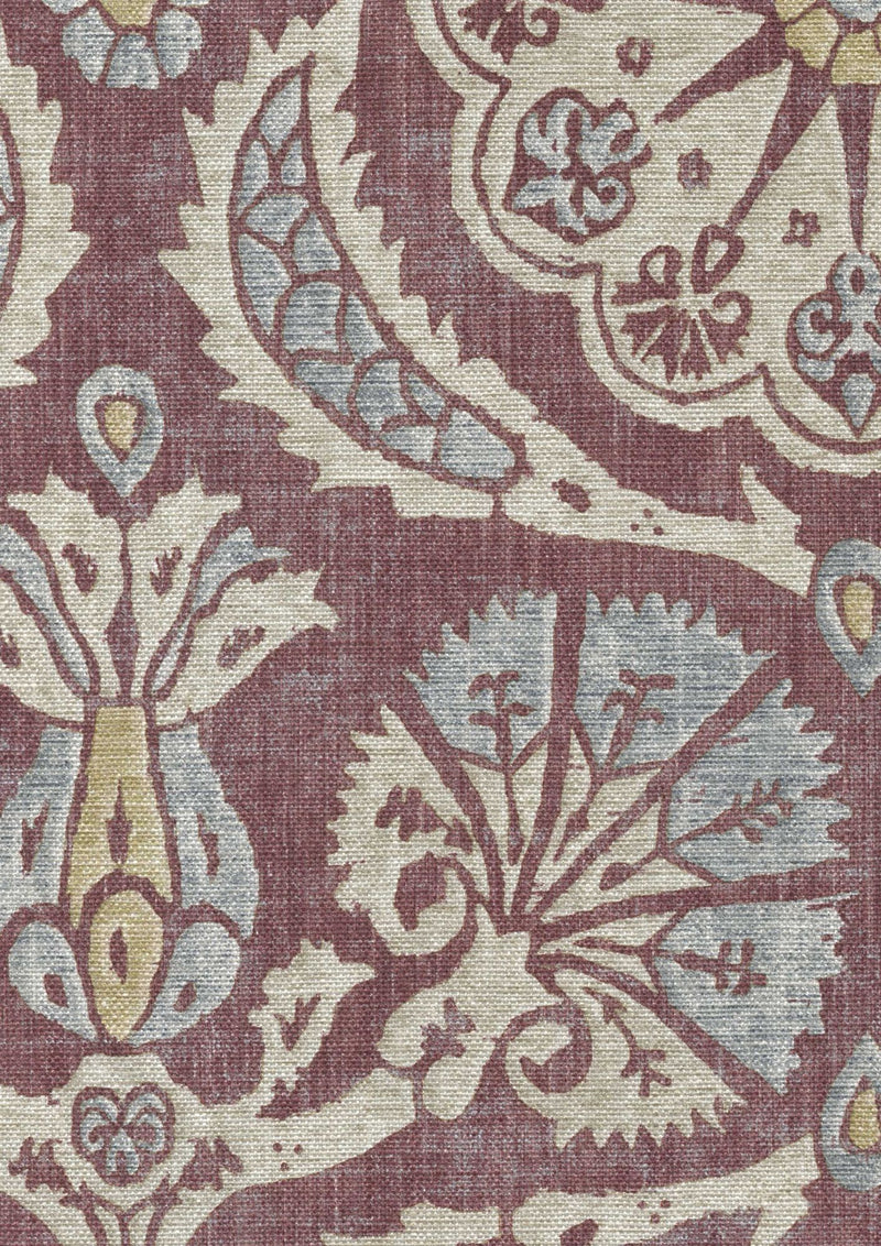 LW 296 567 Pasha Carnation Fabric by Lewis & Wood