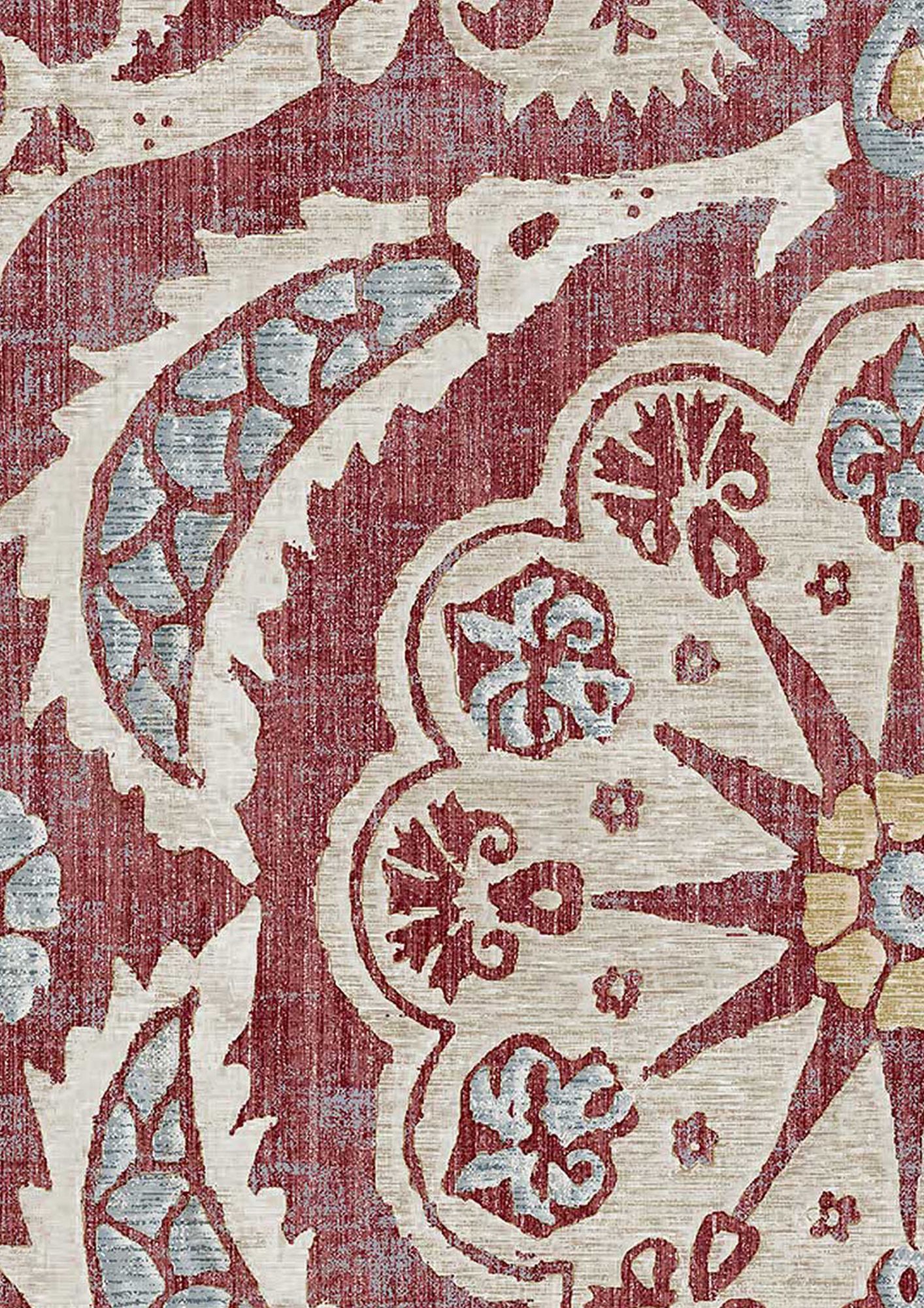 LW 300 567 Pasha Carnation Wallpaper by Lewis & Wood