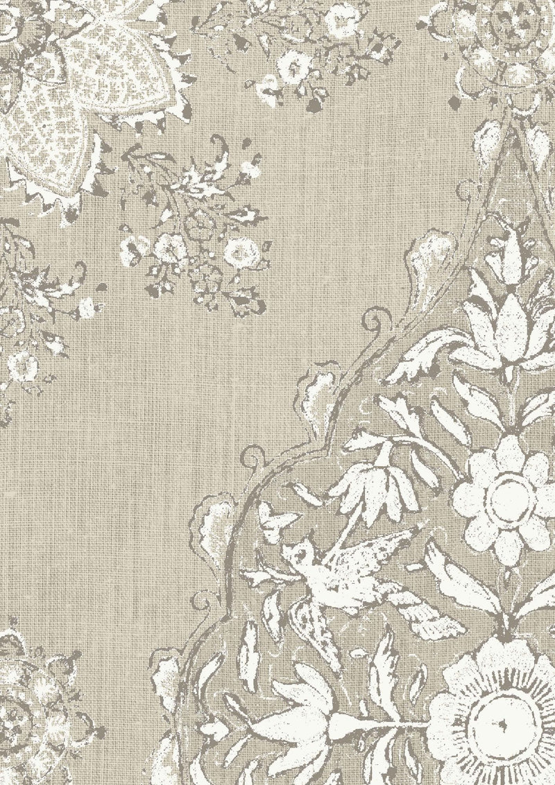LW 303 583 Pashmina Chantilly Wallpaper by Lewis & Wood