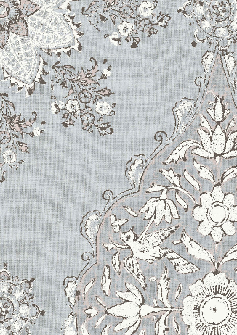 LW 303 586 Pashmina Meissen Wallpaper by Lewis & Wood
