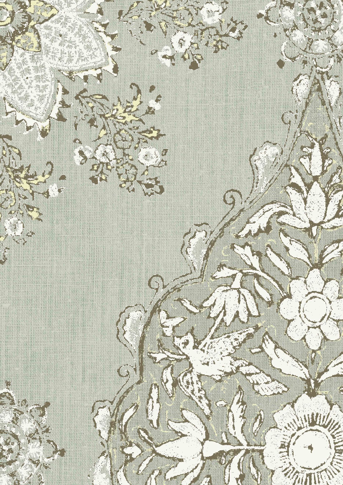 LW 303 585 Pashmina Minton Wallpaper by Lewis & Wood