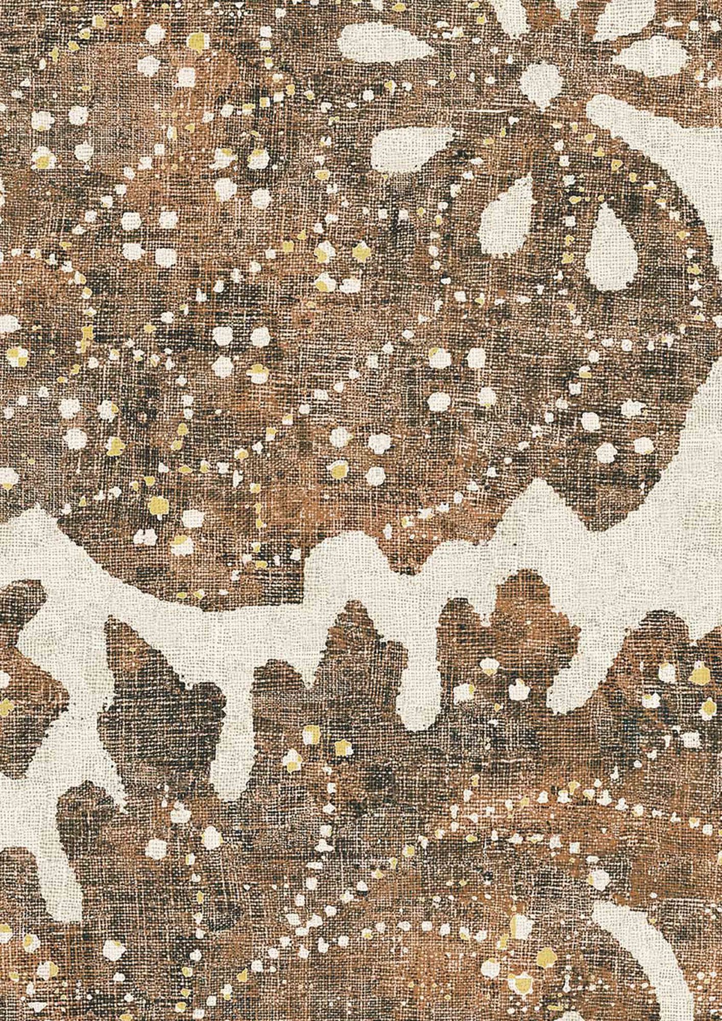 LW 291 267 Pomegranate Amber Wallpaper by Lewis & Wood