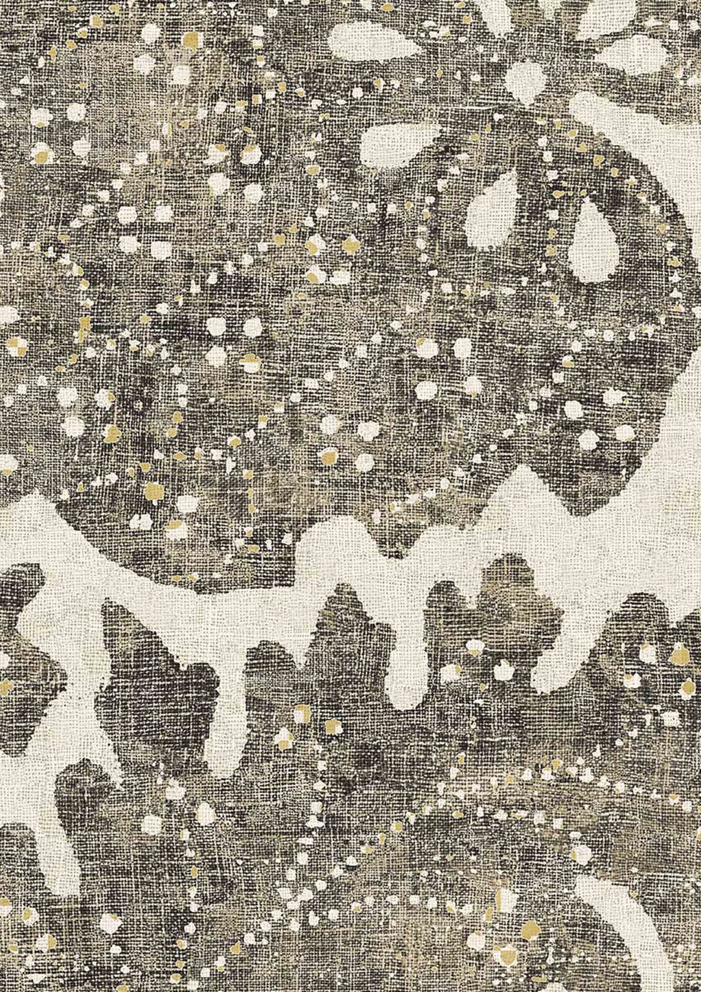 LW 291 98 Pomegranate Charcoal Wallpaper by Lewis & Wood
