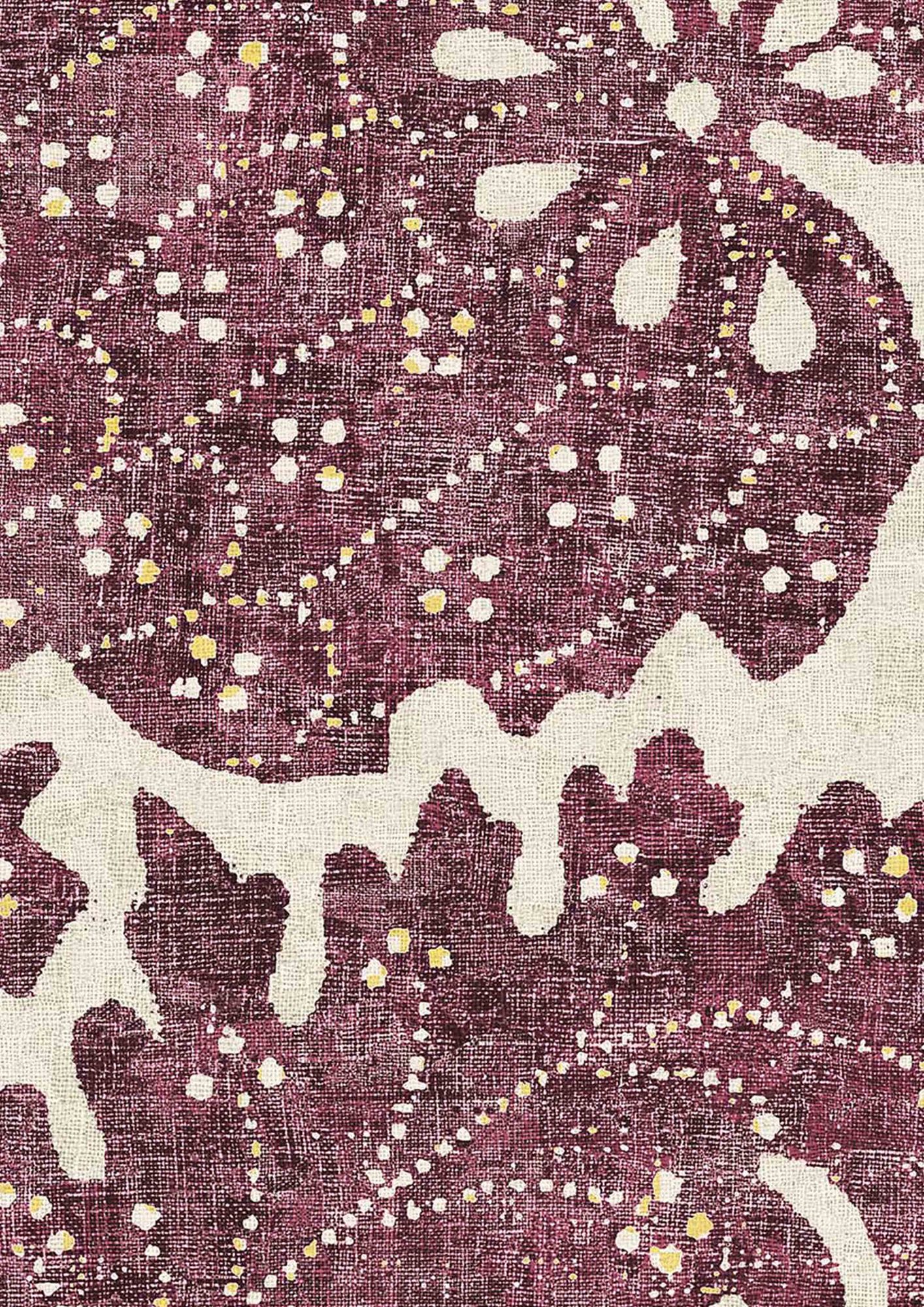 LW 291 8 Pomegranate Raspberry Wallpaper by Lewis & Wood
