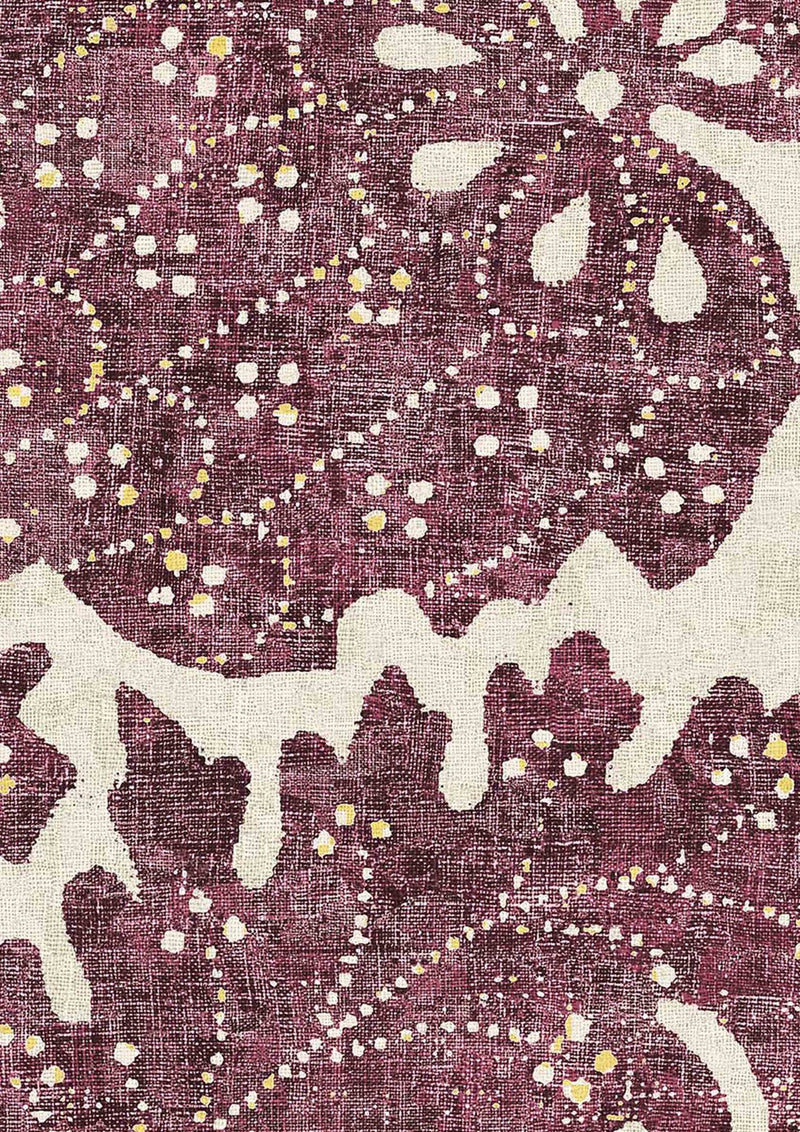 LW 291 8 Pomegranate Raspberry Wallpaper by Lewis & Wood