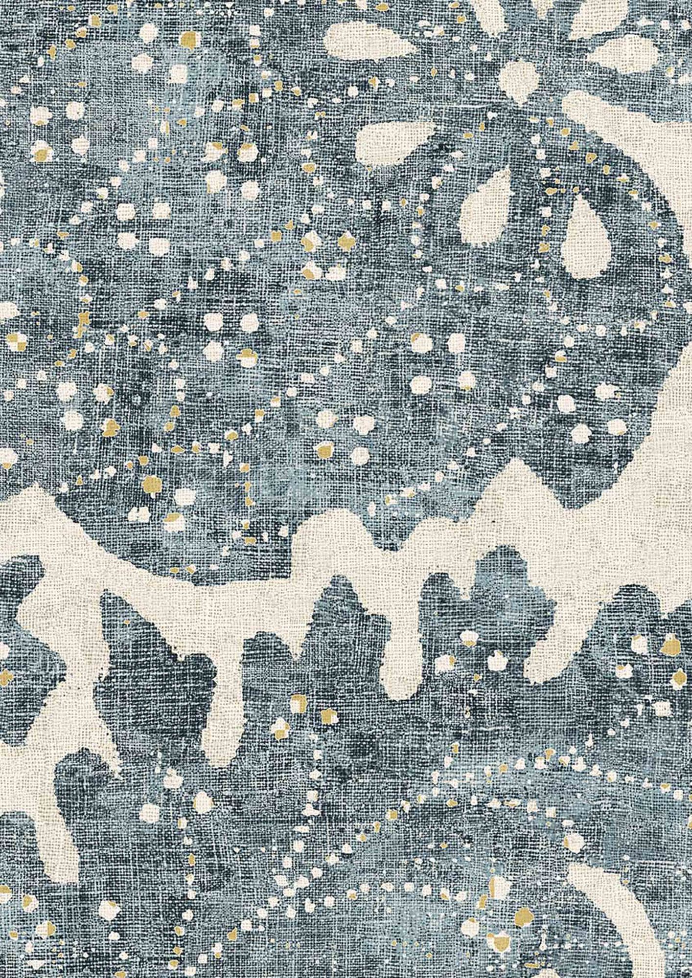 Pomegranate Sea Holly Mediterranea Wallpaper by Lewis & Wood