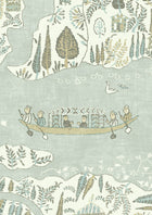 LW 364 667 Regatta Aqua Vita Wallpaper by Lewis & Wood