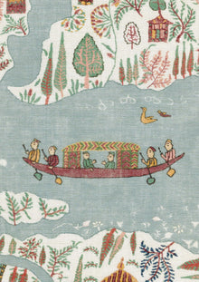 LW 363 668 Regatta Garland Fabric by Lewis & Wood