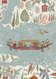 Regatta Garland The Srinagar Map Fabric by Lewis & Wood