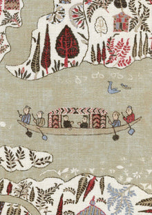 LW 363 671 Regatta Twilight Fabric by Lewis & Wood