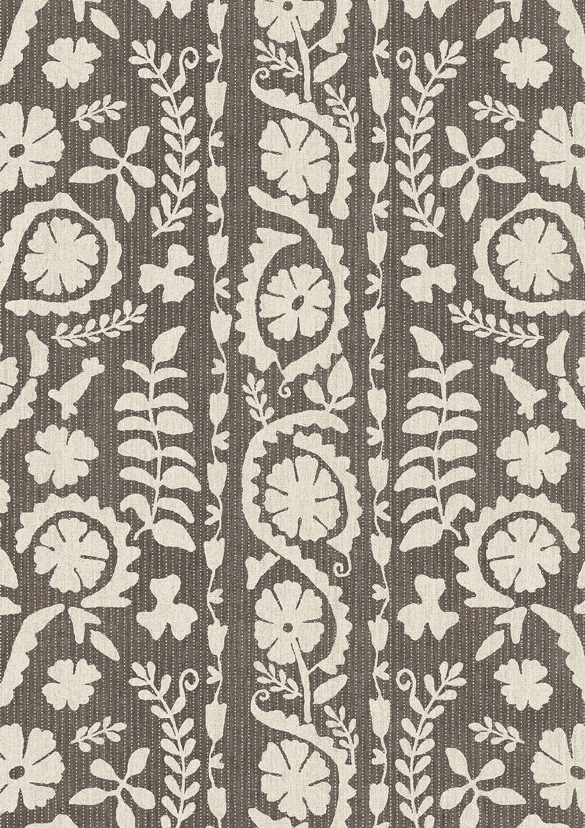 LW 372 589 Rosetta Cinders Fabric by Lewis & Wood