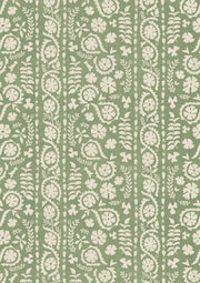 LW 372 55 Rosetta Fern Fabric by Lewis & Wood