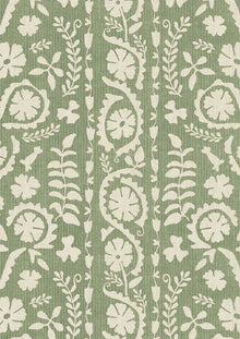 LW 372 55 Rosetta Fern Fabric by Lewis & Wood