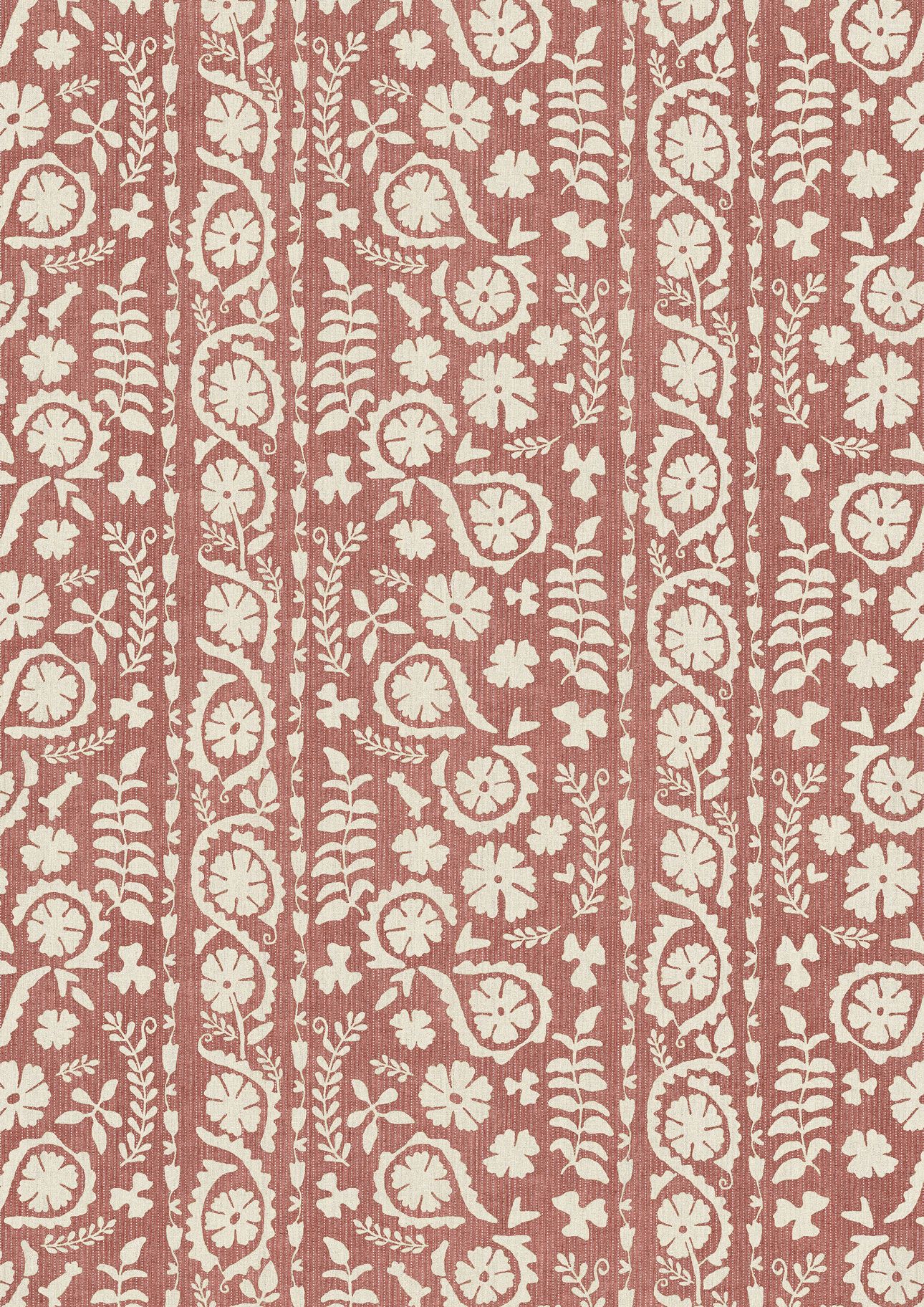 LW 372 679 Rosetta Harissa Fabric by Lewis & Wood