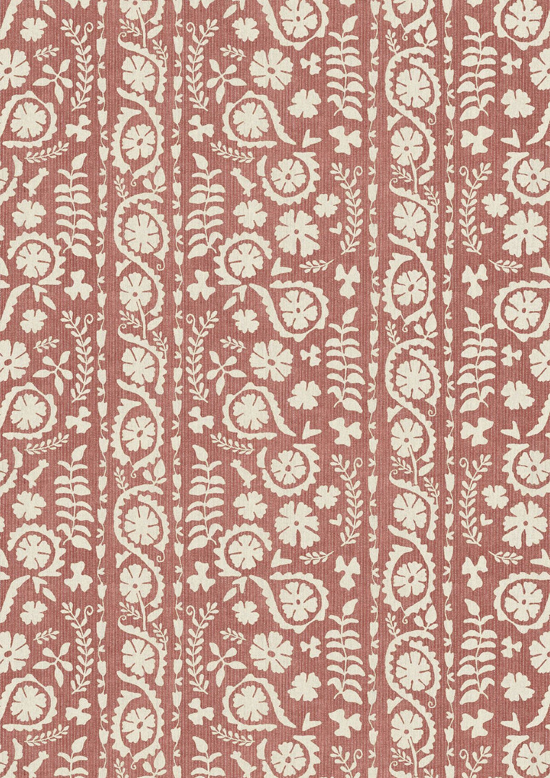 LW 372 679 Rosetta Harissa Fabric by Lewis & Wood