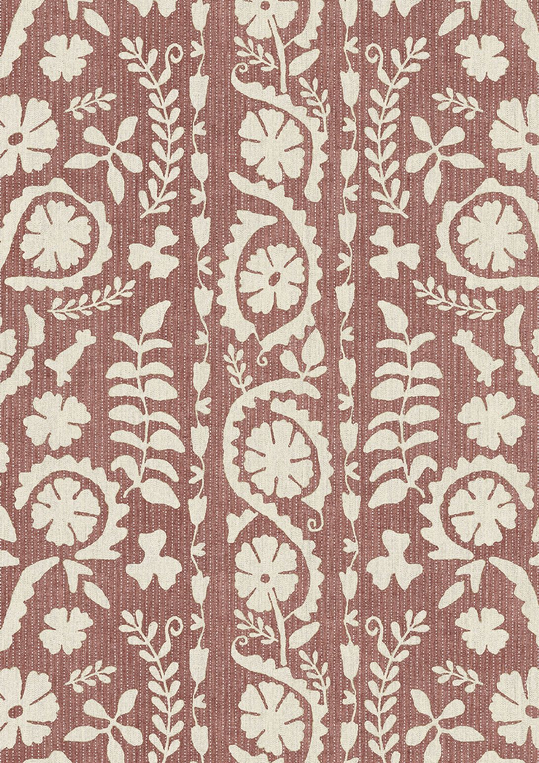 Rosetta Harissa Sprigs & Twigs Fabric by Lewis & Wood