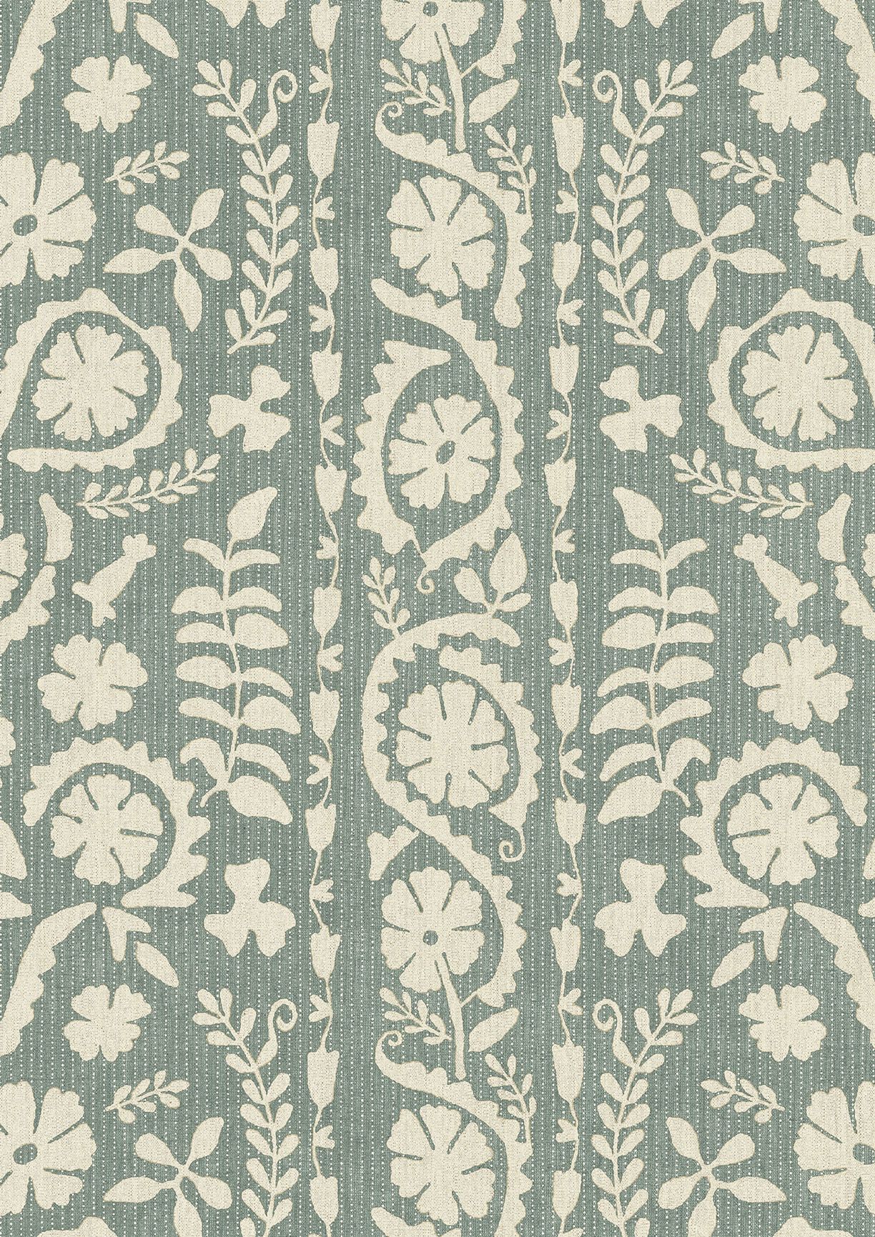 Rosetta Mineral Sprigs & Twigs Fabric by Lewis & Wood