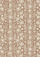 LW 372 298 Rosetta Nutmeg Fabric by Lewis & Wood