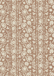 LW 372 298 Rosetta Nutmeg Fabric by Lewis & Wood